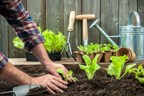 Protected Gardeners Anerley payment section with secure online transaction icon
