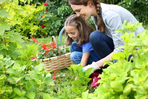Gardeners Anerley introducing a well-kept local garden